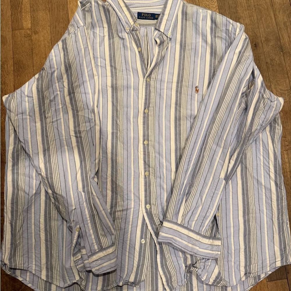 Ralph Lauren Men's Striped Button-Down Shirt